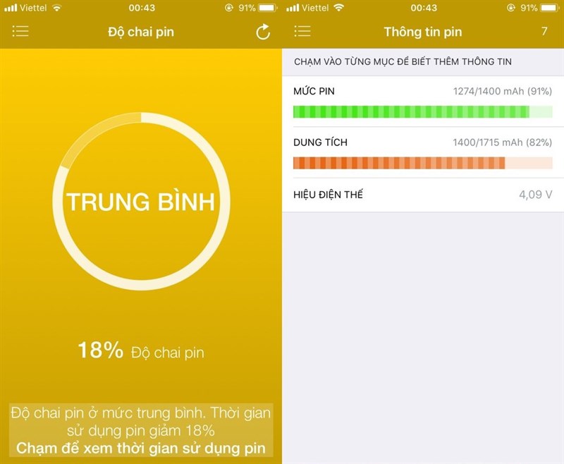 AccuBattery có chính xác không?